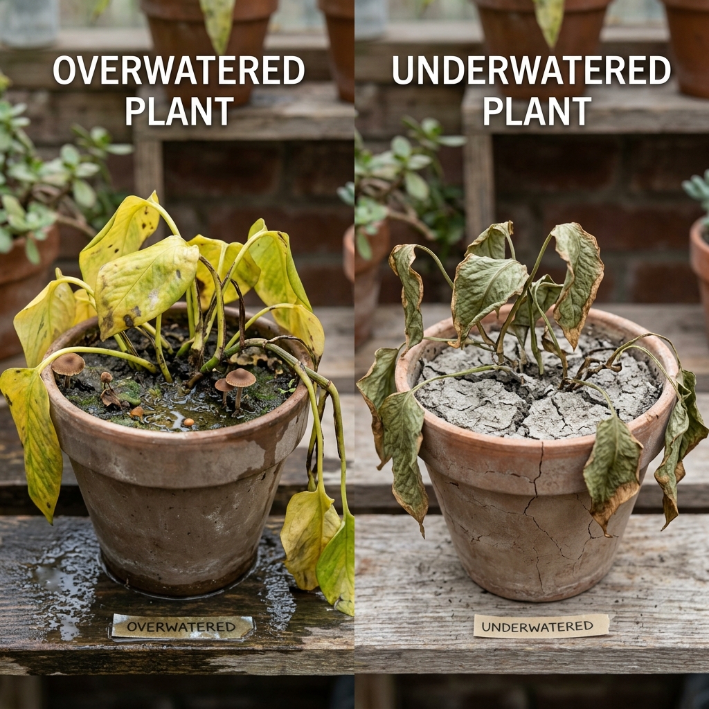 Overwatering vs. Underwatering How to Tell the Difference
