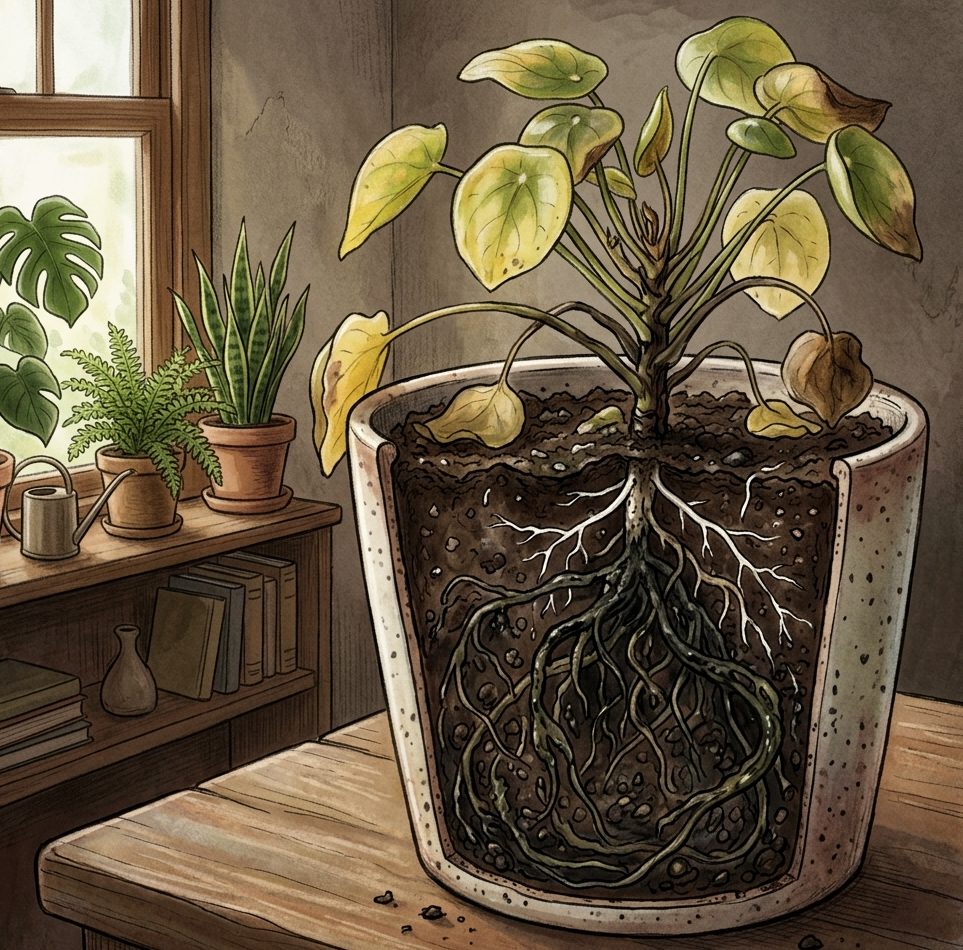 Root Rot in Houseplants: Signs, Causes & How to Fix It