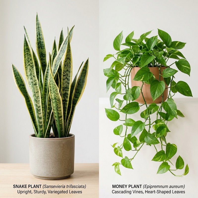Snake Plant vs Money Plant: Which One Should You Get?