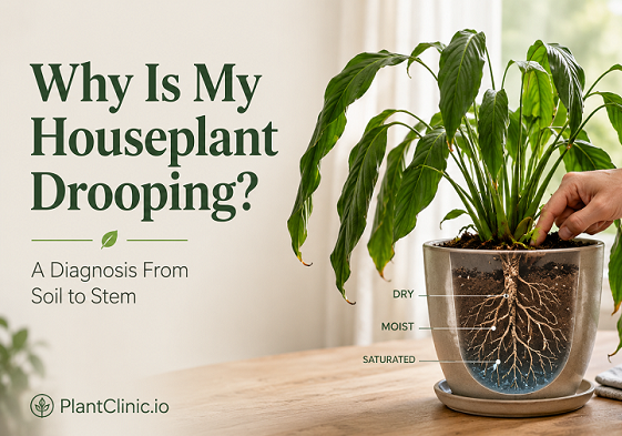 Why Is My Houseplant Drooping? A Diagnosis From Soil to Stem